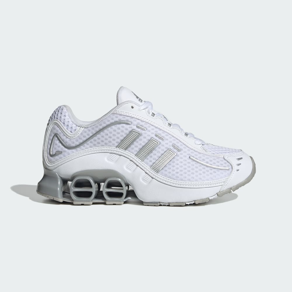 Кроссовки Adidas Megaride O1 Shoes, цвет Cloud White/Silver Metallic/Cloud White