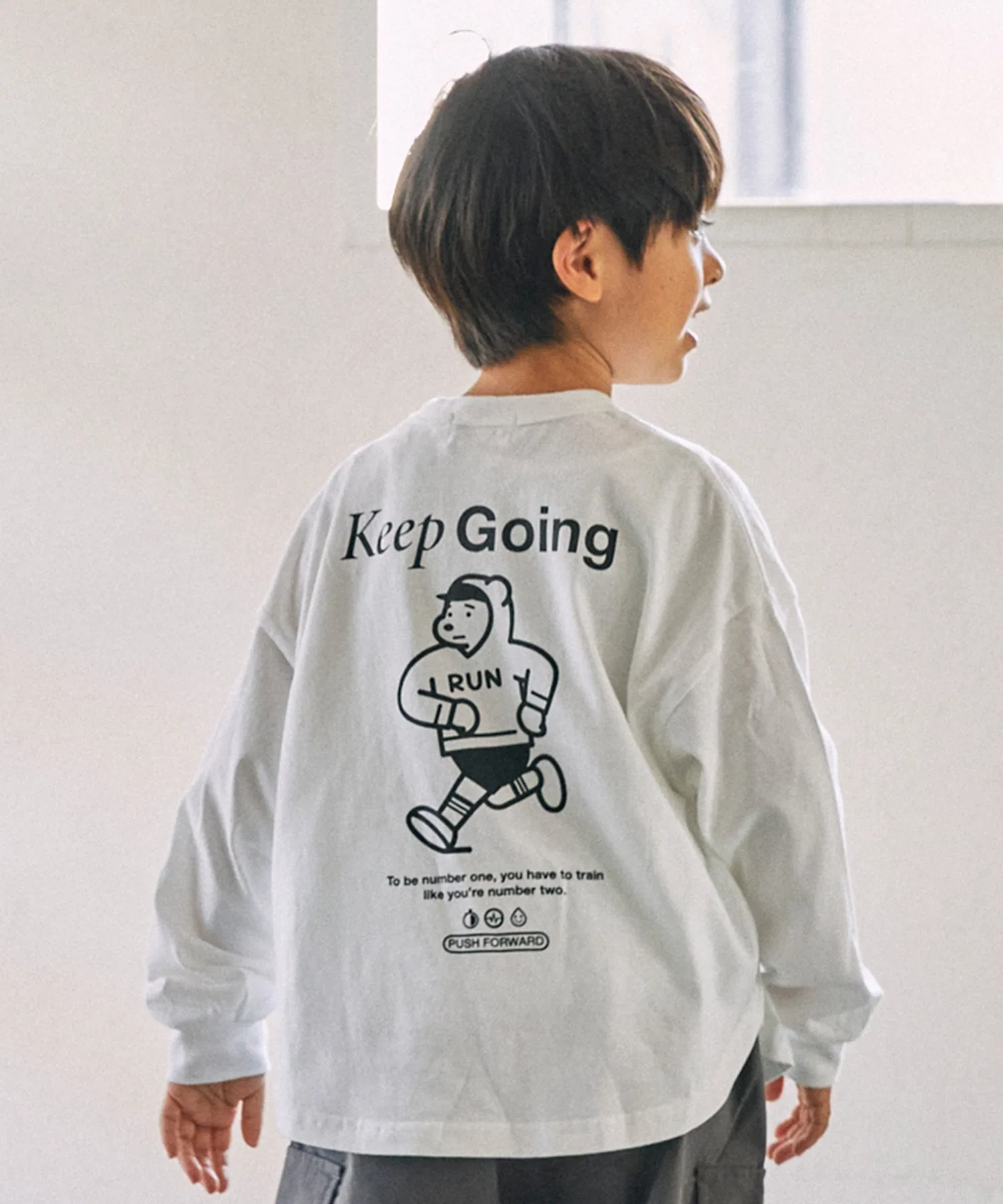 Детская футболка GENERATOR Keep Going L/S — фото 4
