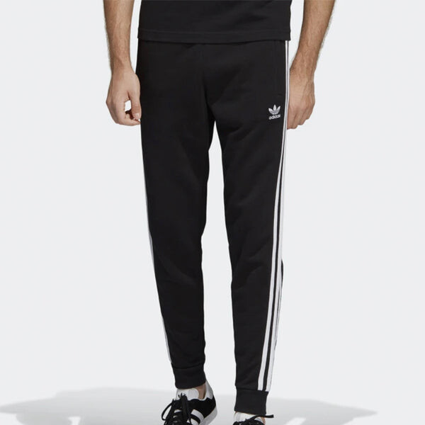Спортивные штаны adidas originals Printing Fleece Lined Sports Pants Black, черный — фото 3