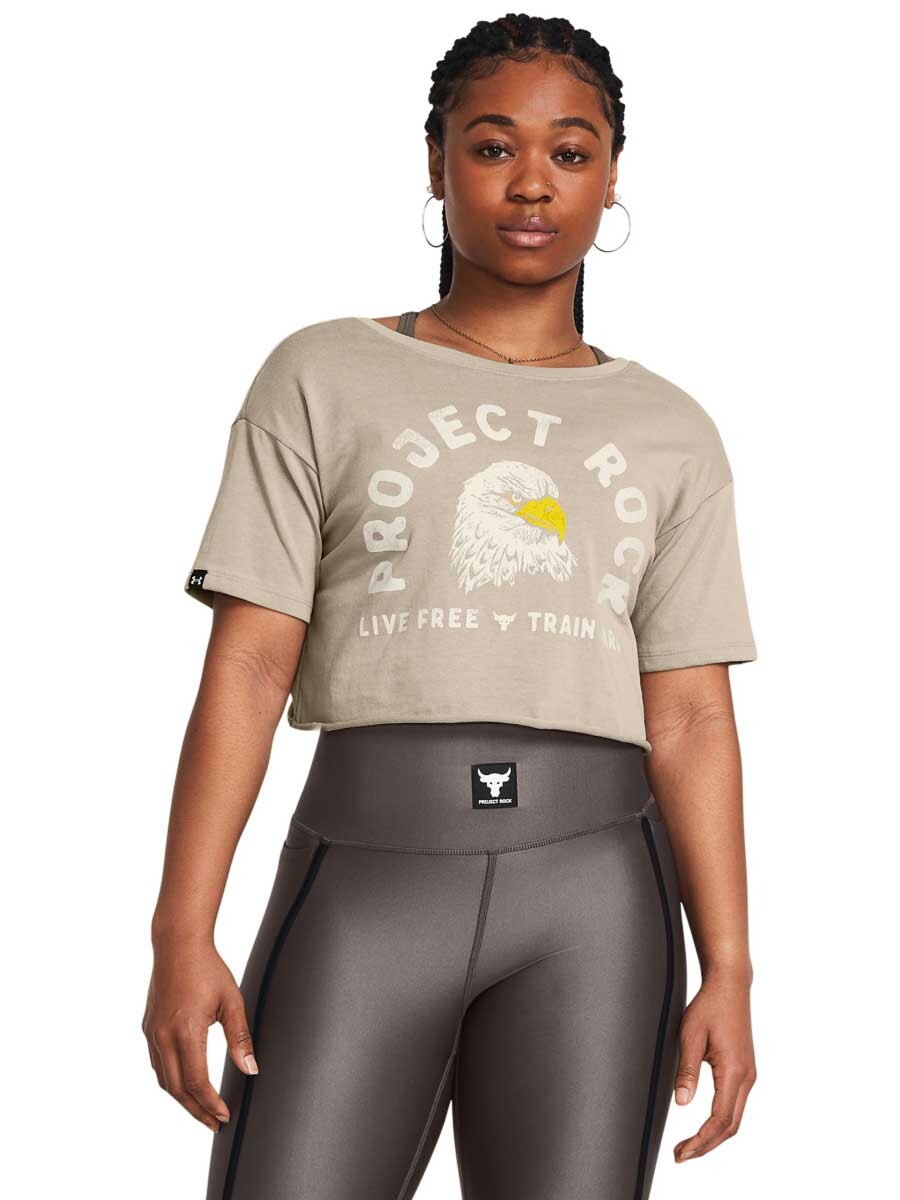 

Футболка Under Armour Pjt Rck Balance Graphic T, бежевый