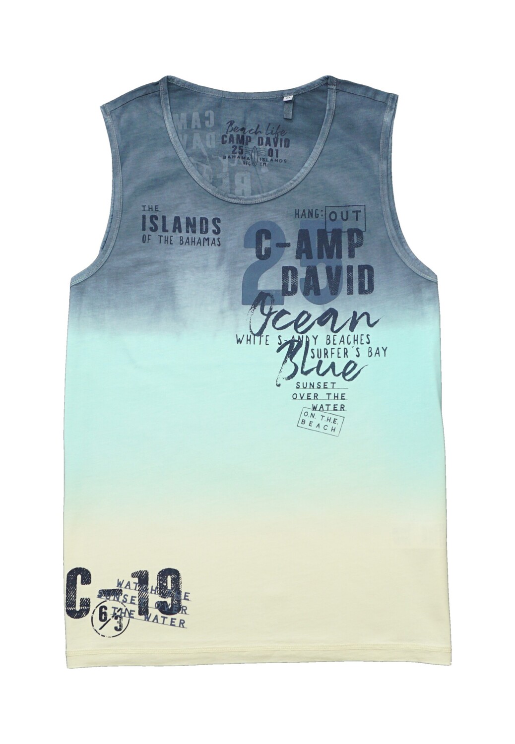 

Футболка CAMP DAVID Tank Top 'Beach Life', разноцветный