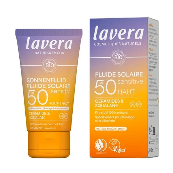 Солнцезащитный флюид для лица SPF50 40 мл LAVERA