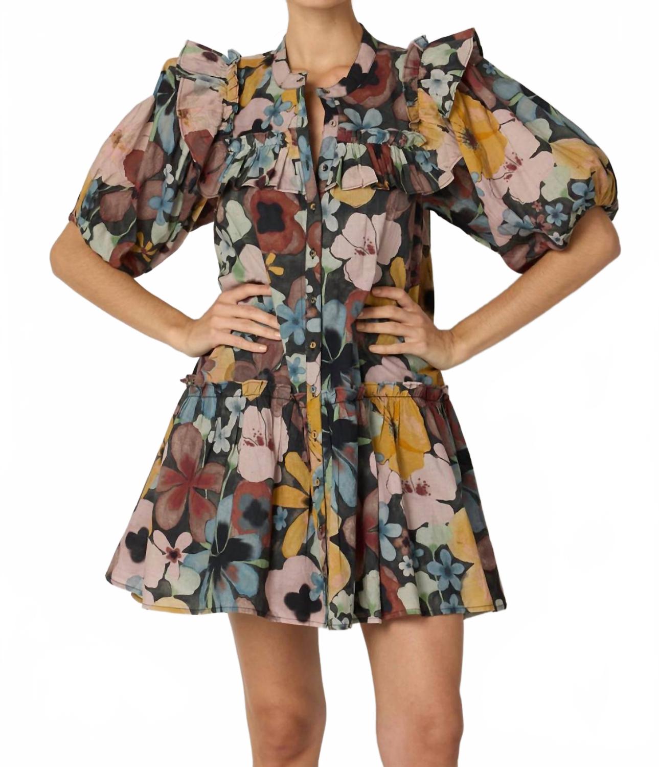 

Мини-платье Tatiana в цвете лесных фиалок Cleobella, фиолетовый