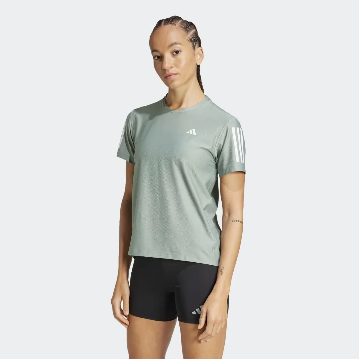 

Женская футболка Own The Run Adidas, зеленый