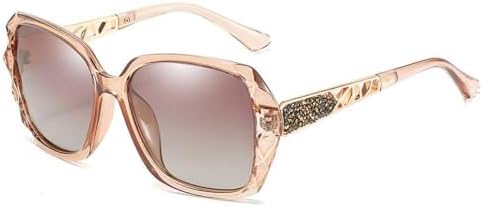 

Квадратные солнцезащитные очки большого размера для женщин, поляризованные, винтажные солнцезащитные очки, женские очки для активного отдыха на природе MTZJH, C5 Brown