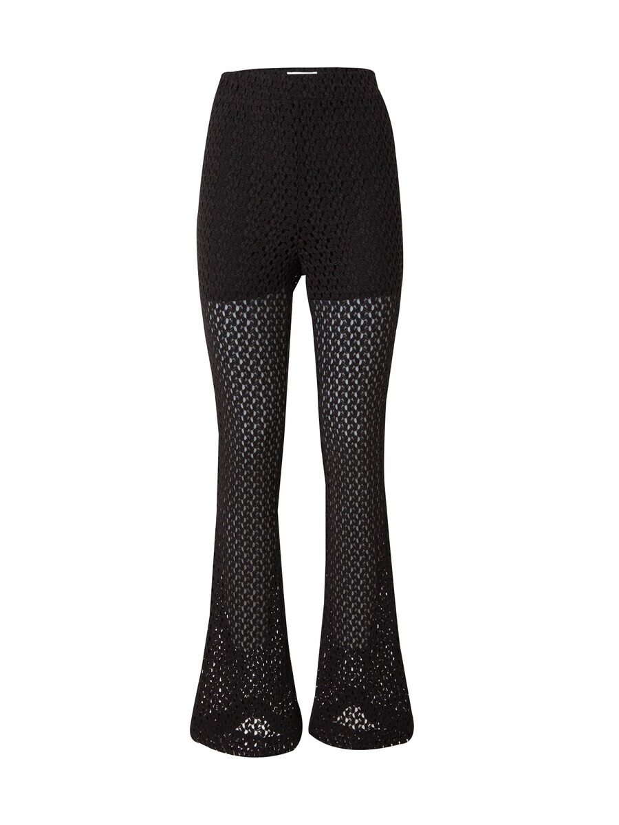 

Тканевые брюки OBJECT Flared Pants, черный