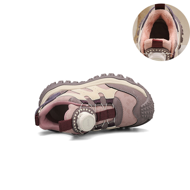 Кроссовки Jeep Kids Lifestyle Shoes Kids Low-top, цвет Bean paste powder and two cotton wool — фото 4
