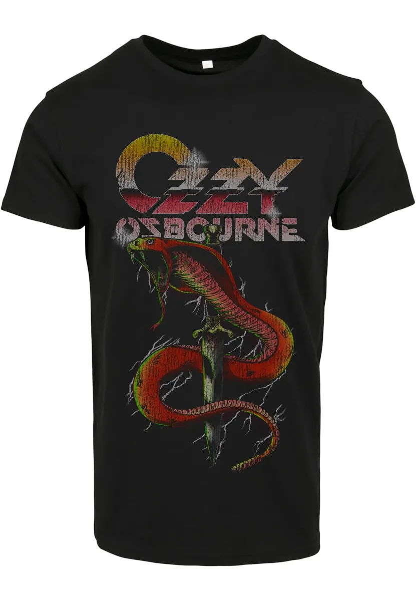 

Рубашка с короткими рукавами Merchcode " Merchcode Men's Ozzy Osbourne Vintage Snake Tee", черный