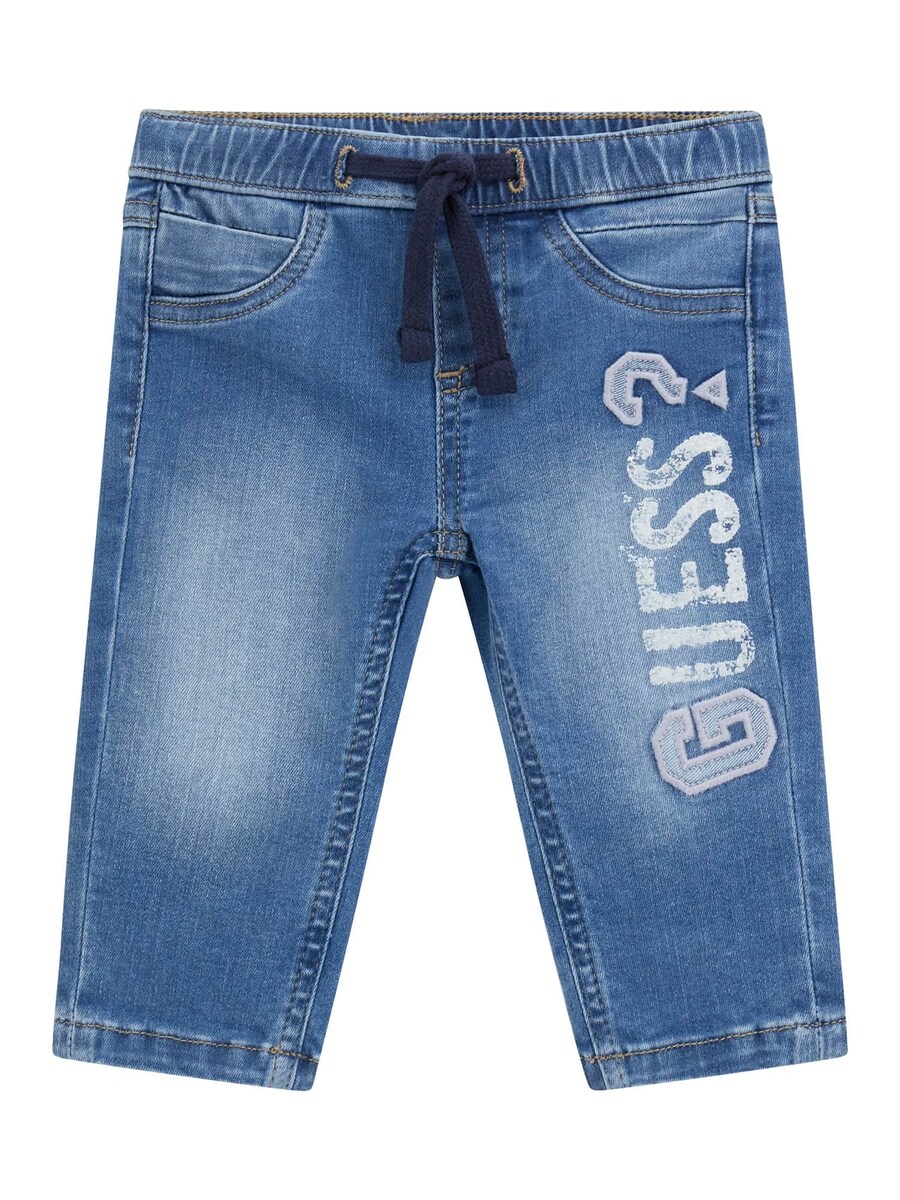 

Облегающие джинсы GUESS, синий деним