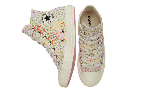 Кроссовки chuck taylor all star high 'floral print - egret' Converse, бежевый — фото 4