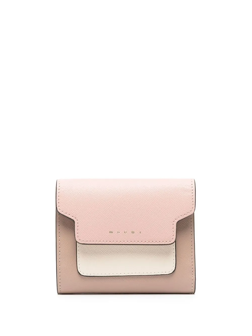 

Кошелек в стиле колор-блок Marni, розовый