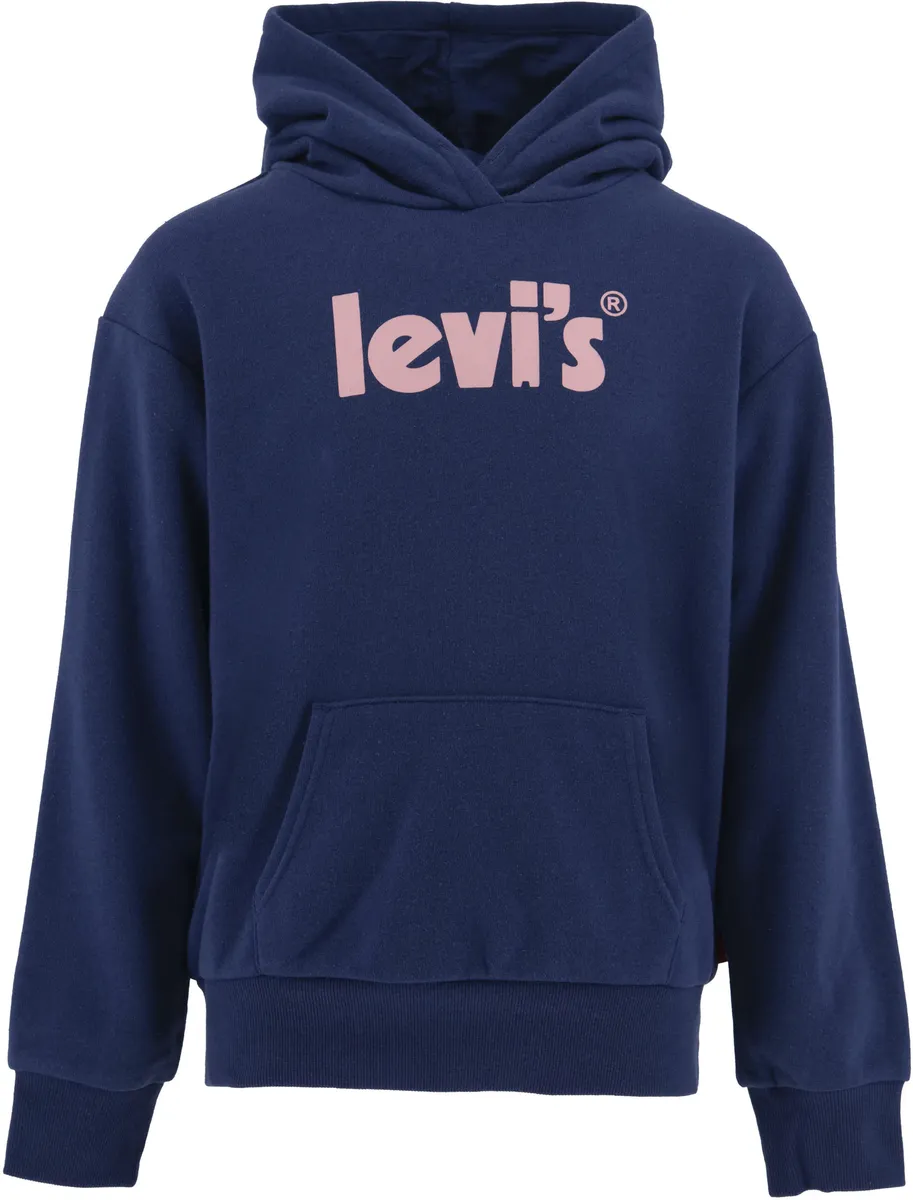 

Толстовка Levi's Kids с капюшоном, для ДЕВОЧЕК, синий