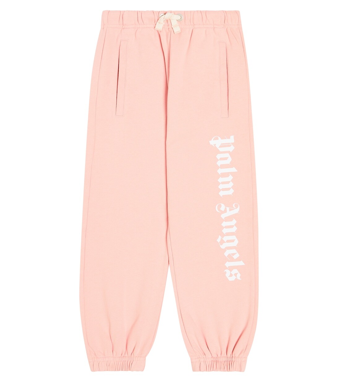 

Спортивные брюки из хлопкового джерси с логотипом Palm Angels, розовый