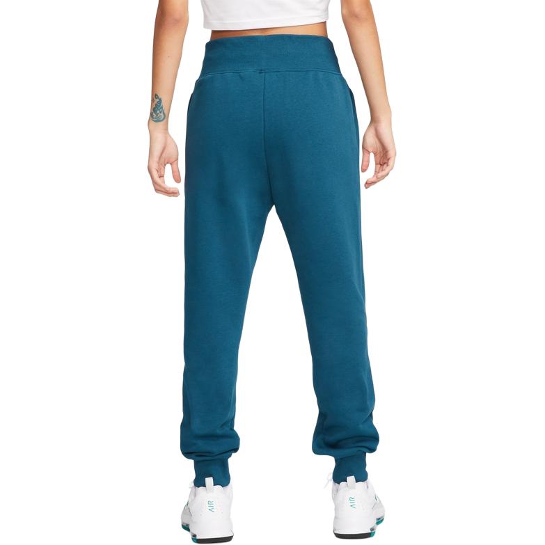 Спортивные штаны Swoosh Casual женские льняные синие/мятно-зеленые Nike, фиолетово-синие/мятно-зеленые — фото 3
