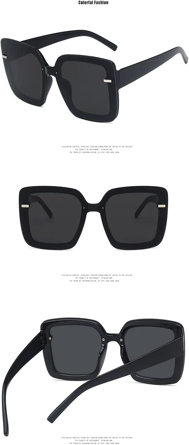 

Солнцезащитные очки GAOXIN в квадратной оправе большого размера для уличной стрельбы, декоративные, для мужчин и женщин, для отдыха на природе (Цвет: H, Размер: 1), H