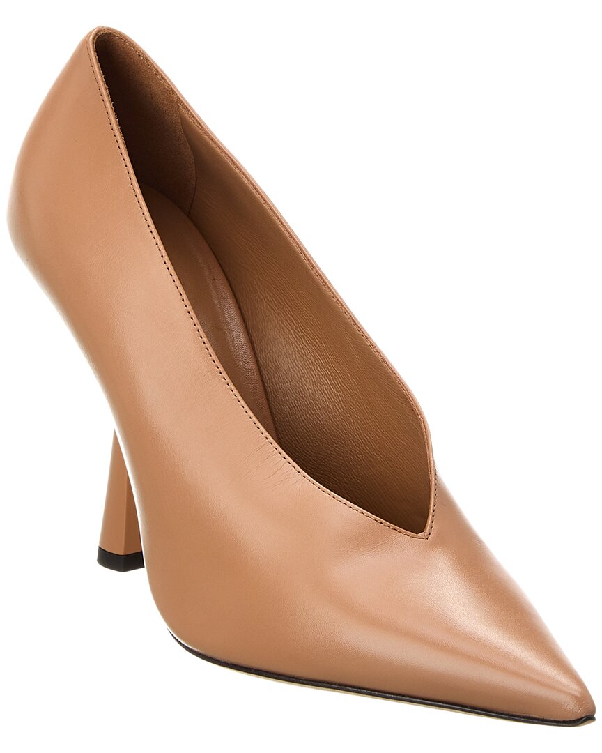 Туфли-лодочки Jimmy Choo Maryanne 100 из кожи, коричневый