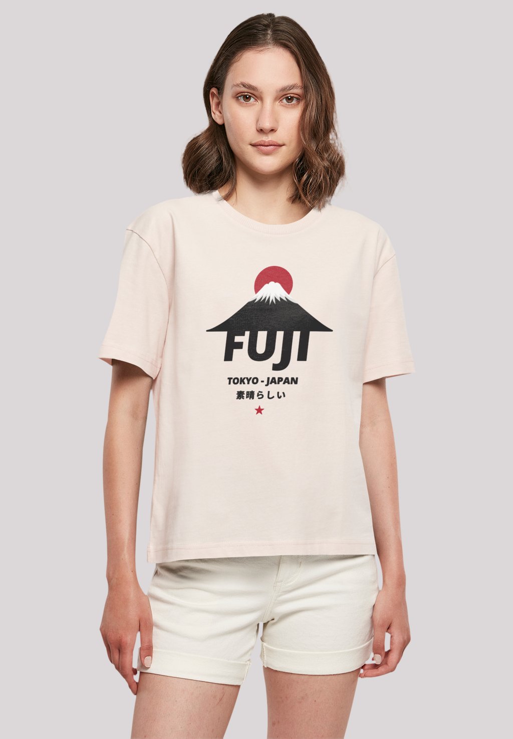 

Футболка с принтом FUJI F4NT4STIC, светло-розовый