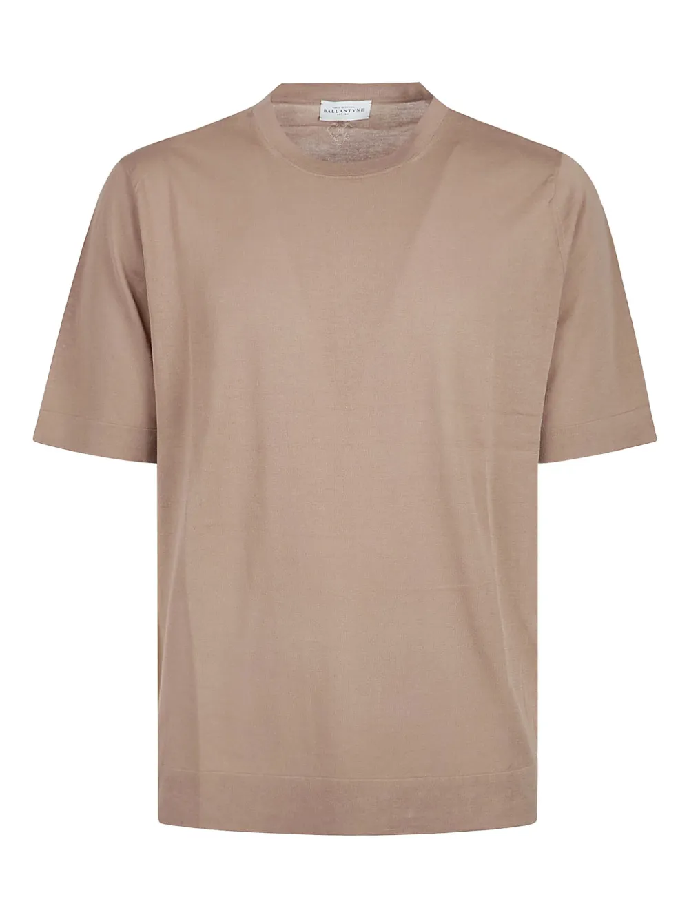

Хлопковая футболка с короткими рукавами Ballantyne, коричневый