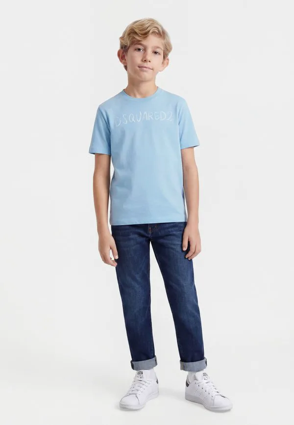 Футболка унисекс с принтом renny fit Dsquared2, Blue Mist
