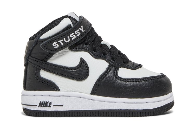 

Кроссовки Nike Stussy x Air Force 1 Mid TD, черный