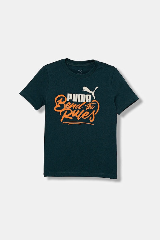 

Детская хлопковая футболка MID90s Graphic Tee III B Puma, зеленый
