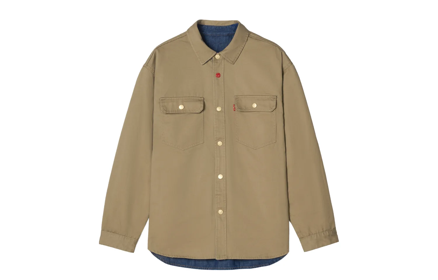Levis Джинсовая куртка unisex Year Of The Horse Limited Collection, лацкан navy/khaki brown — фото 3