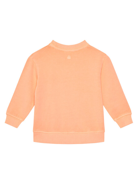 Свободный крой толстовки 3WITG10J4 United Colors Of Benetton, оранжевый — фото 2