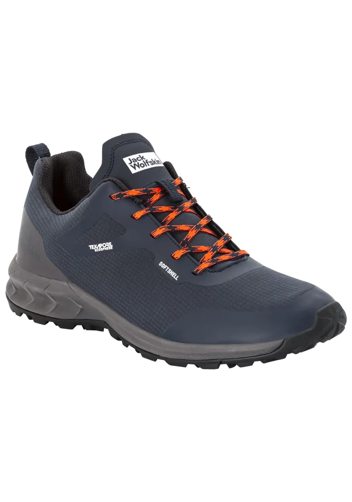 Уличная обувь Jack Wolfskin "WOODLAND SHELL TEXAPORE LOW M", синий — фото 3