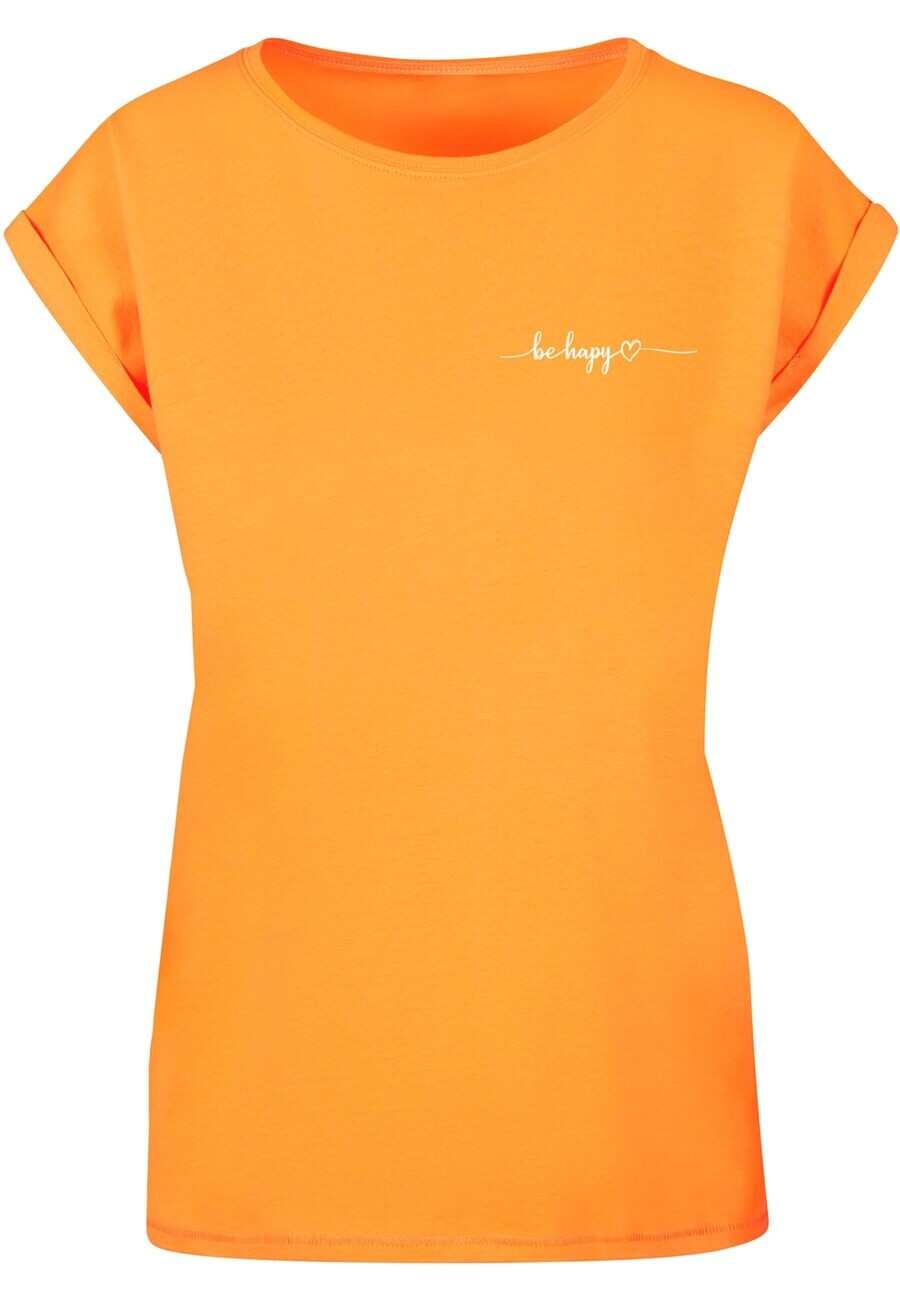 

Футболка Merchcode Shirt Be Happy, оранжевый