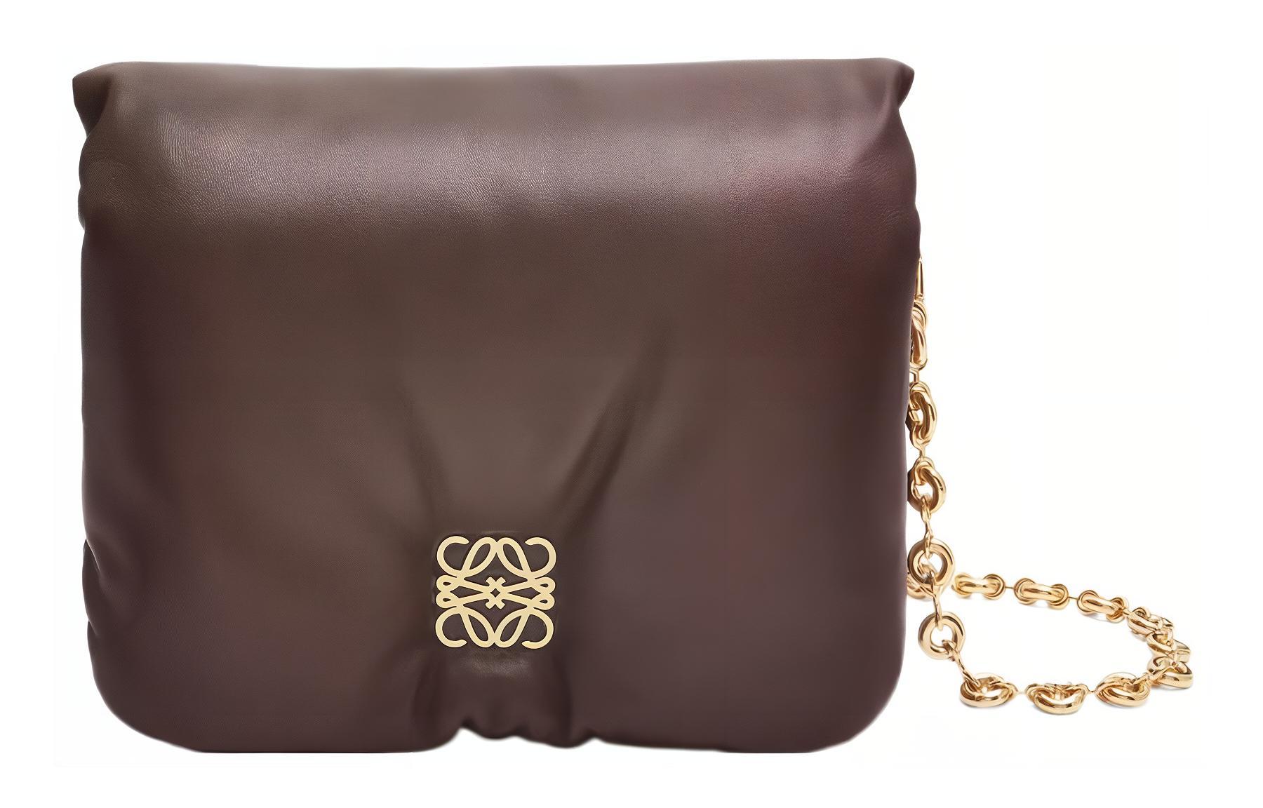 

Сумка-пухляк Goya через плечо темный шоколад LOEWE