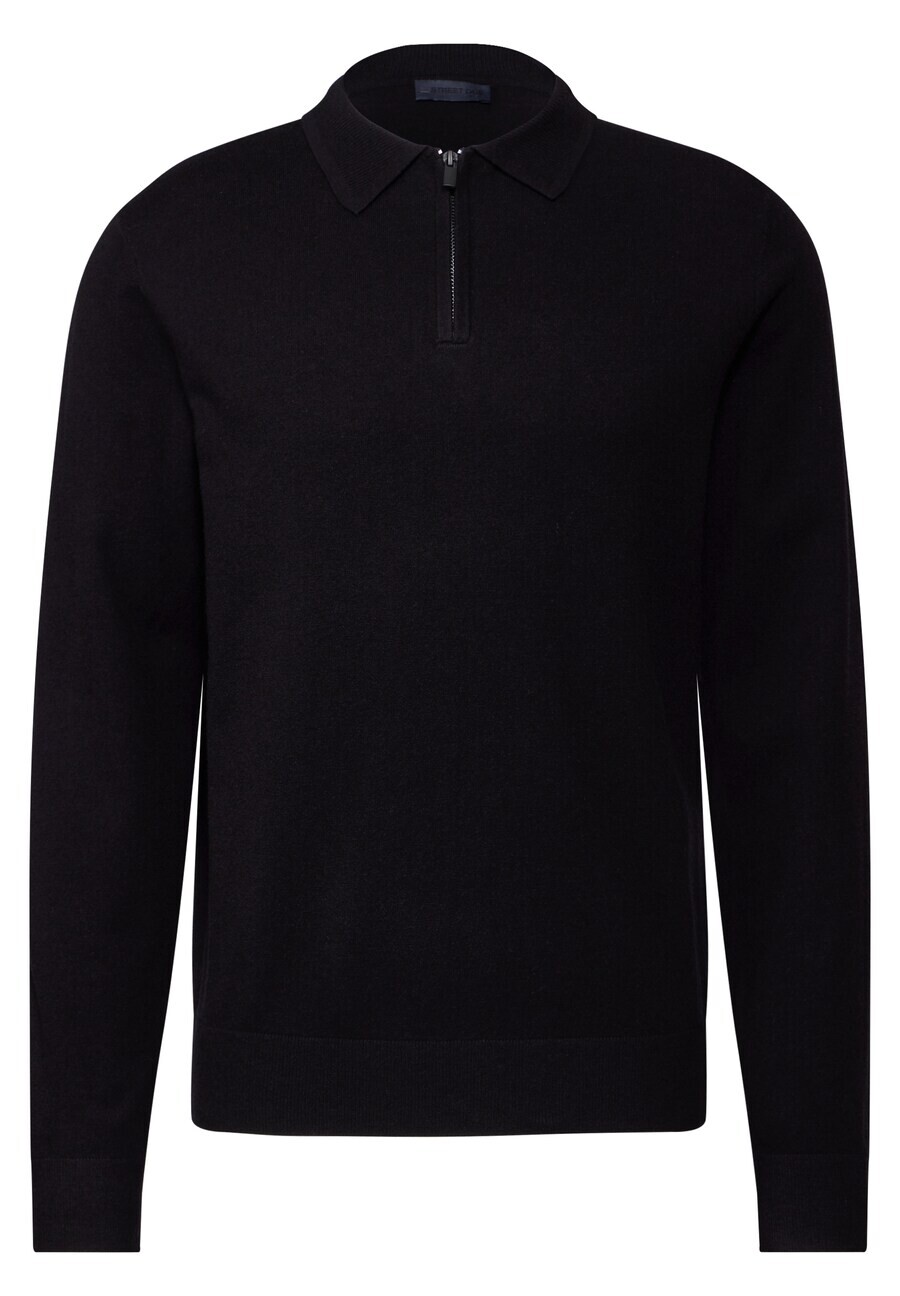 

Свитер с v-образным вырезом Street One MEN Sweater, черный