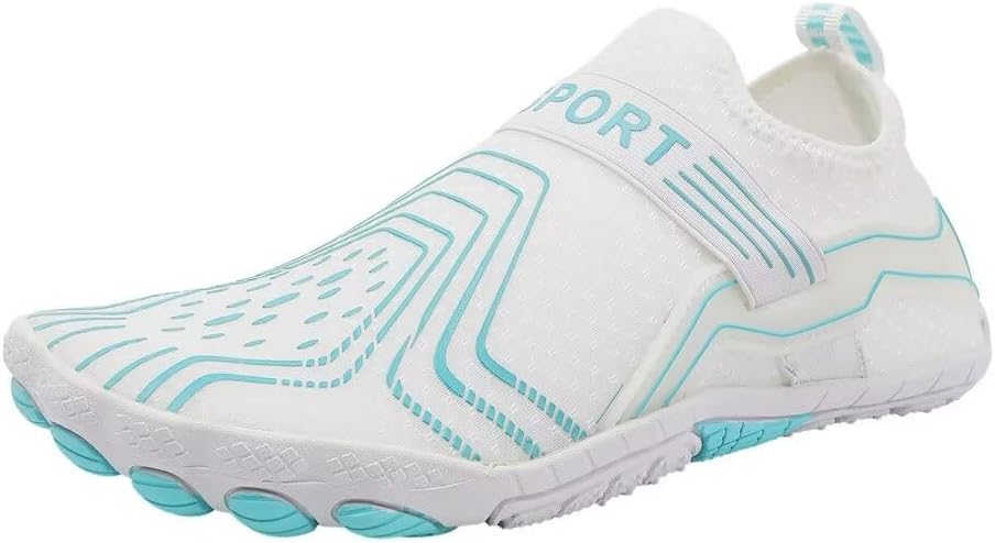 

TerraTouch - Беговые кроссовки с широкой носочной частью - Здоровые и нескользящие босоножки (унисекс) Swzec, белый