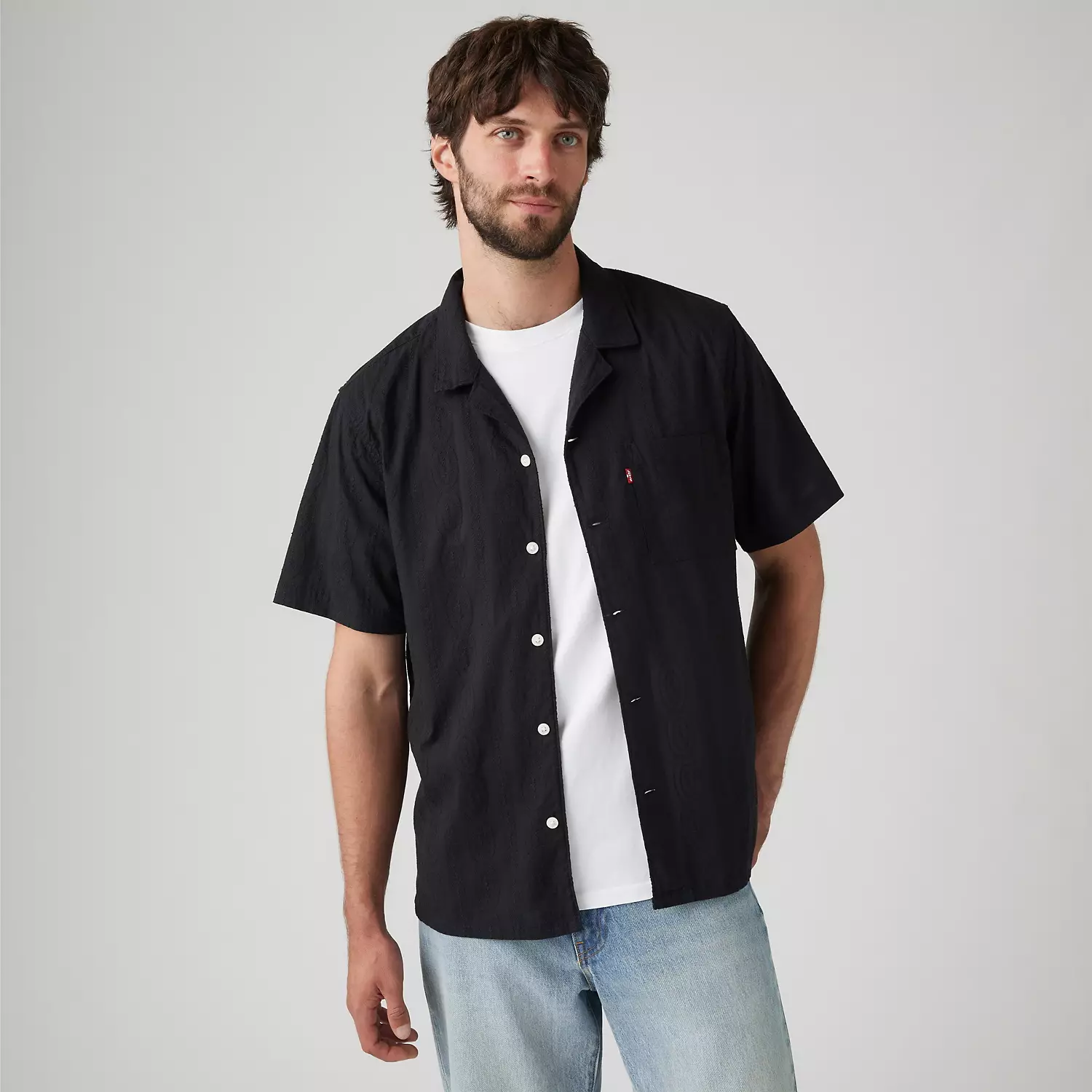 

Рубашка «Закатный лагерь» Levi's, цвет Jet Black - Black