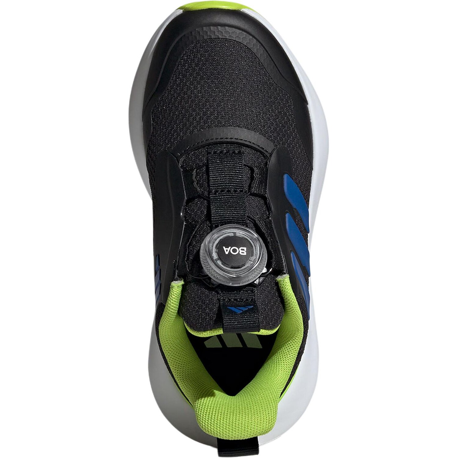 FORTARUN 3.0 Kids" Повседневная обувь для детей Adidas, цвет No. 1 Black/Royal Blue/Green Fluorescent — фото 4