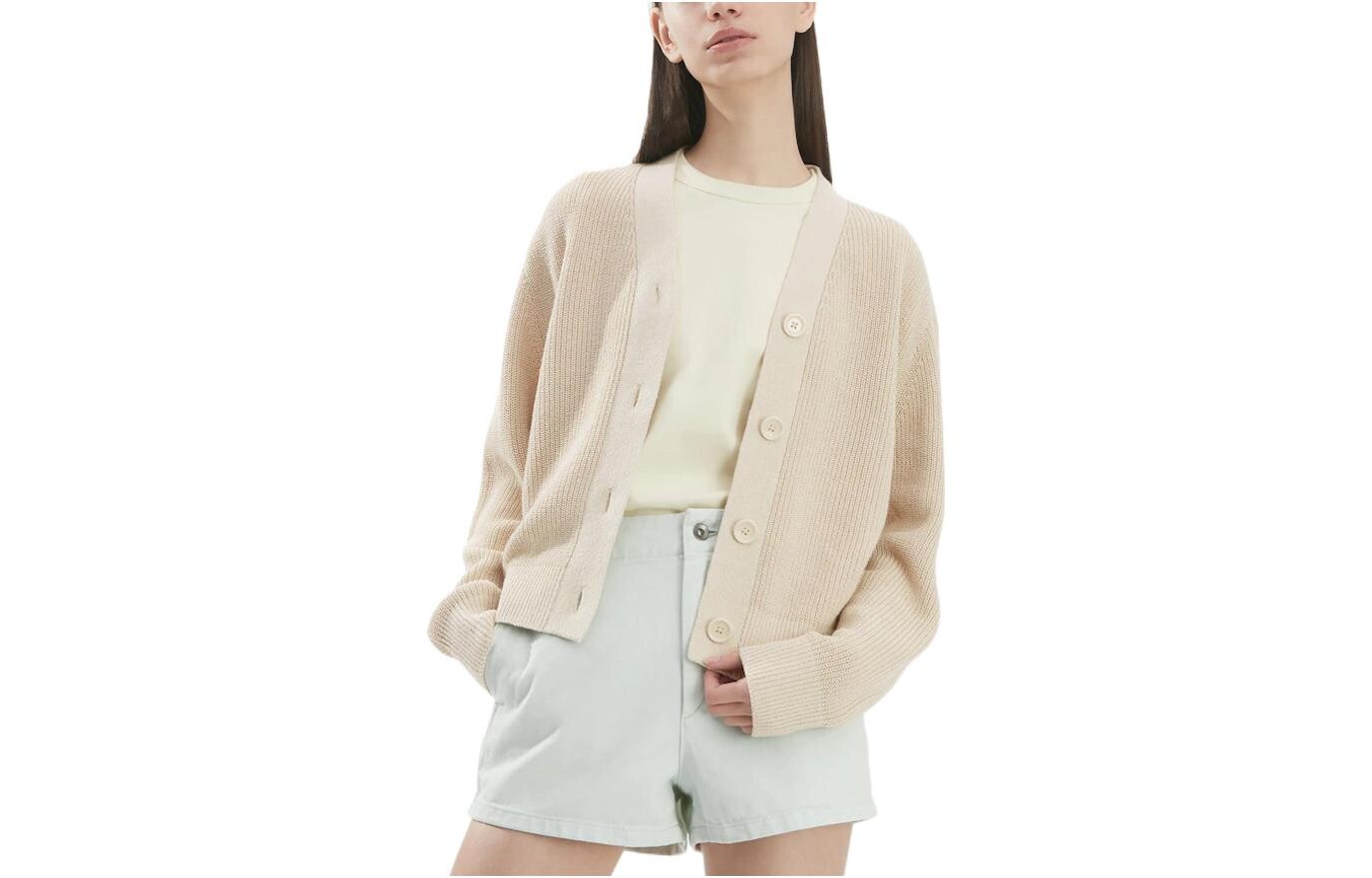 

Трикотаж женский светло-бежевый Uniqlo