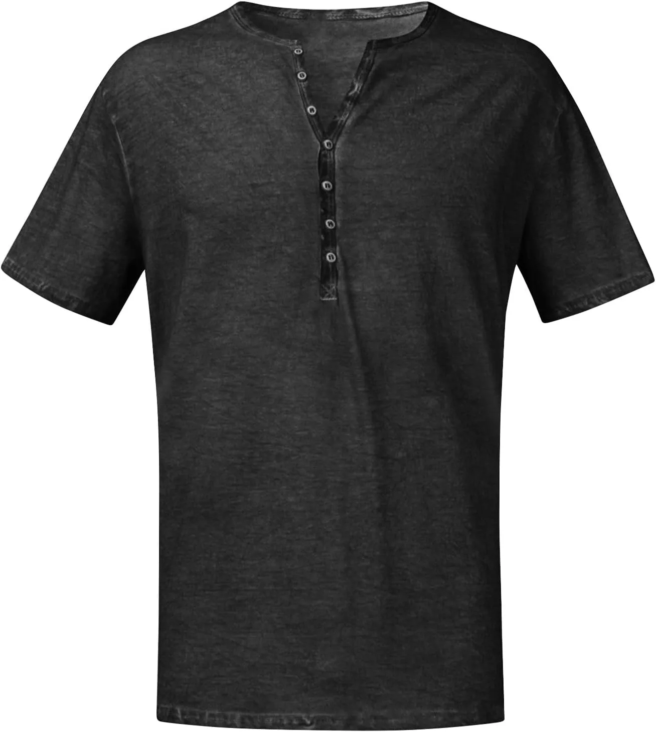 

Мужская футболка Vintage с коротким рукавом, Henley, M-3XL WENKOMG1