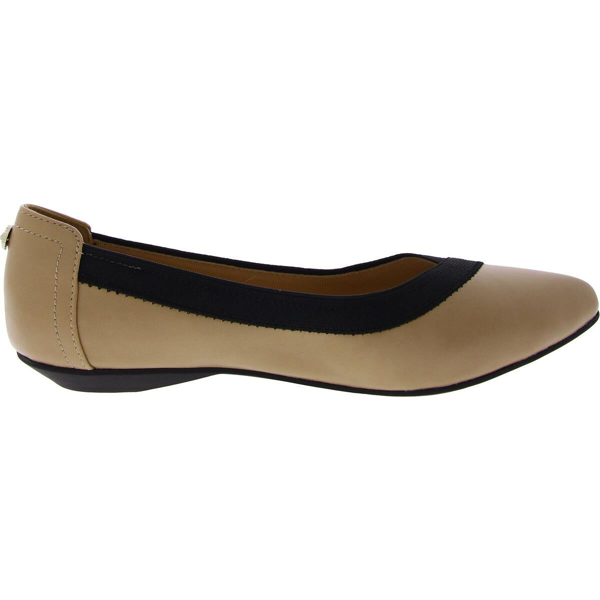 

Женские балетки без шнуровки из искусственной кожи Anne Klein, цвет Biscotti