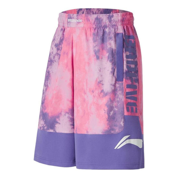 

Шорты баскетбольные шорты с логотипом badfive Li-Ning, розовый