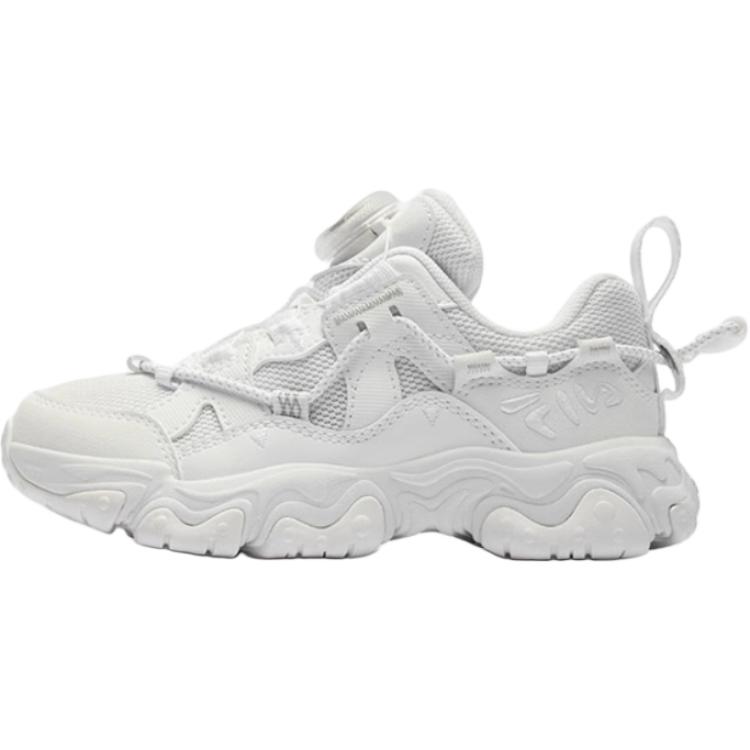 

FILA KIDS Кроссовки детские с низким верхом и амортизацией Anti Kick, белые, для детей от 3 до 7 лет