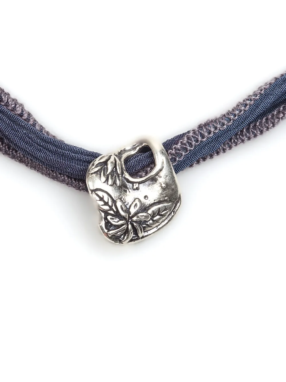 

Подвеска на синей ленте 'Tiare' Catherine Michiels, серебяный