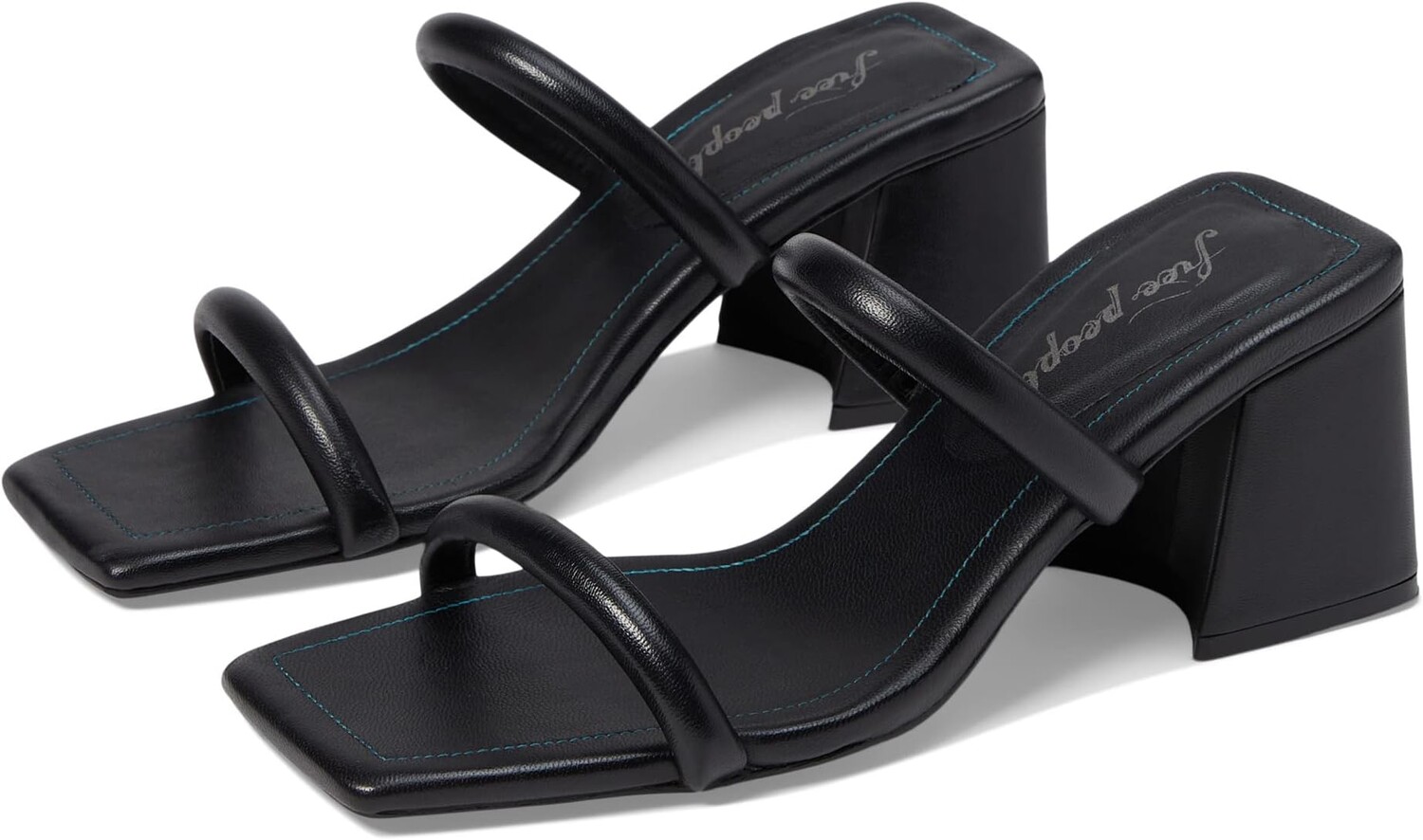 

Босоножки Parker Double Strap Heel Free People, черный