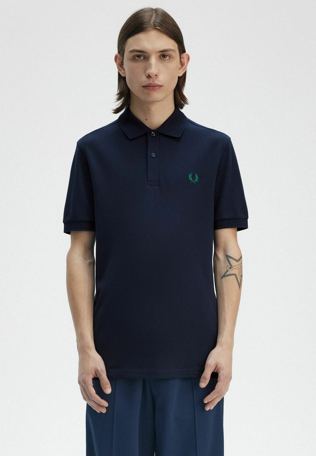 

Рубашка поло Fred Perry, синий