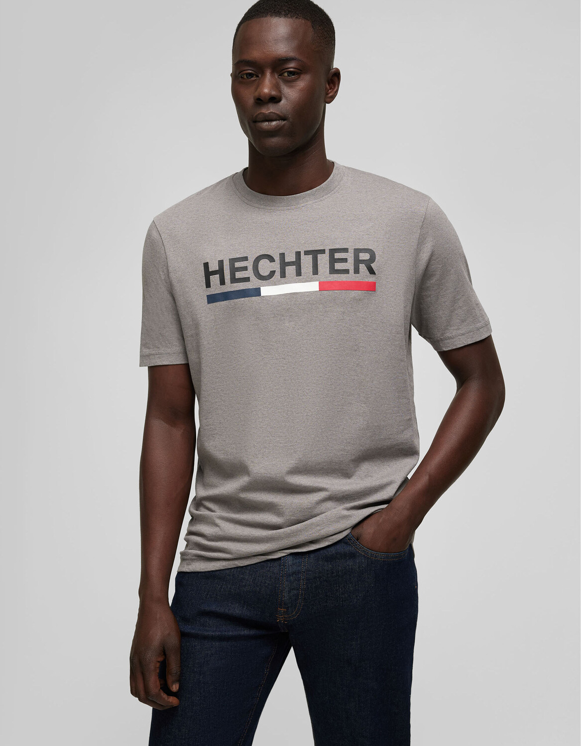 

Поло HECHTER PARIS T Shirt, цвет darkgrey
