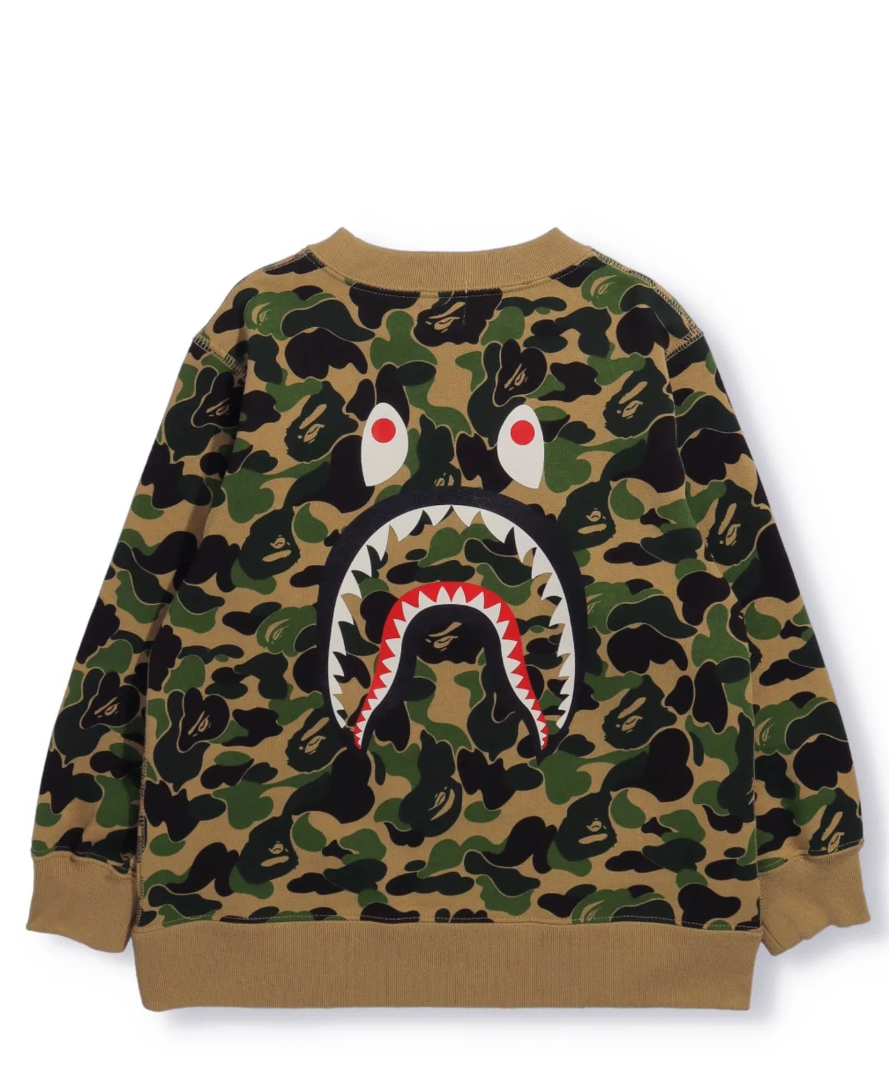 Свитшот с камуфляжем A Bathing Ape длинный рукав синий — фото 2