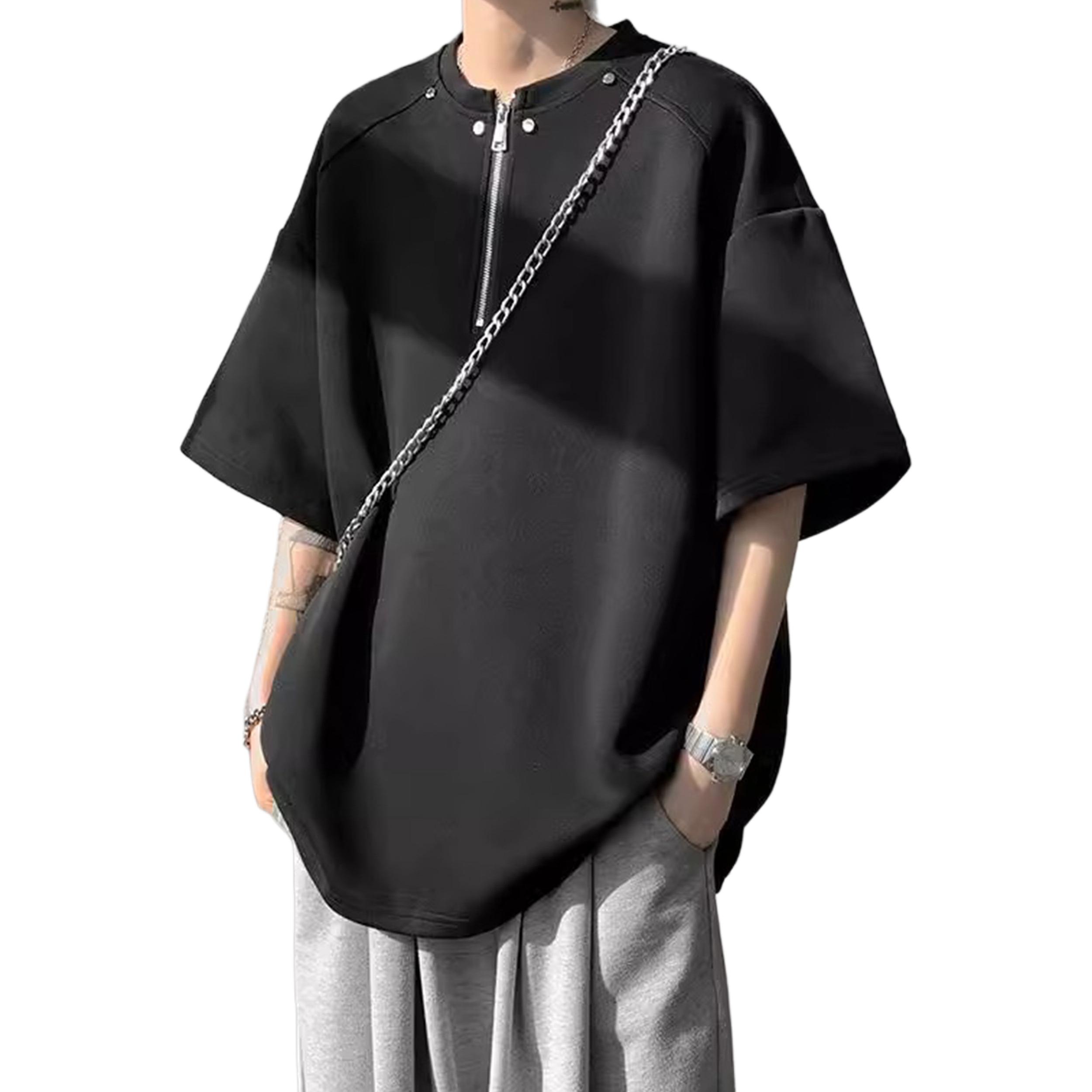 

Футболка Unisex Henry Collar Moderate Heavyweight ZIAREL, черный