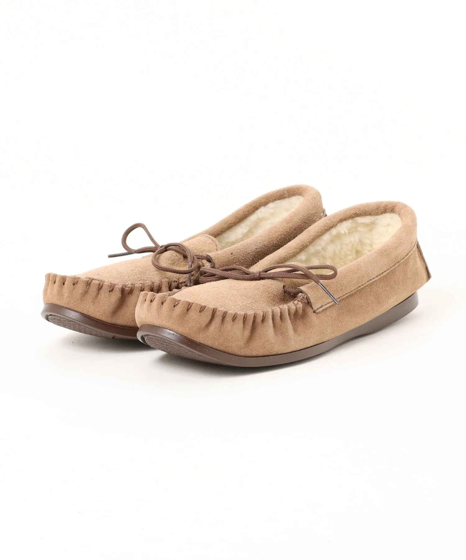 Мужские мокасины из замши Lloyd Footwear Oliver с меховой подкладкой бежевые