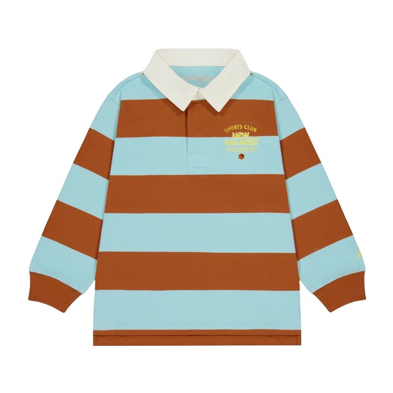 

New Balance Футболка SS25 Blue Brown для детей 3-7 лет, Коричневый, New Balance Футболка SS25 Blue Brown для детей 3-7 лет