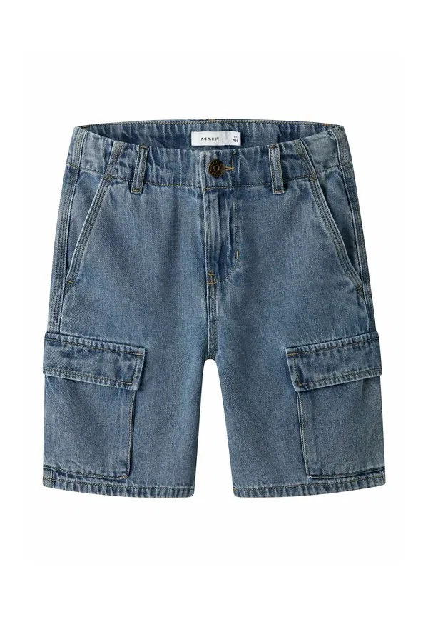 Джинсовые шорты джинсовые шорты карго Name It, Medium Blue Denim