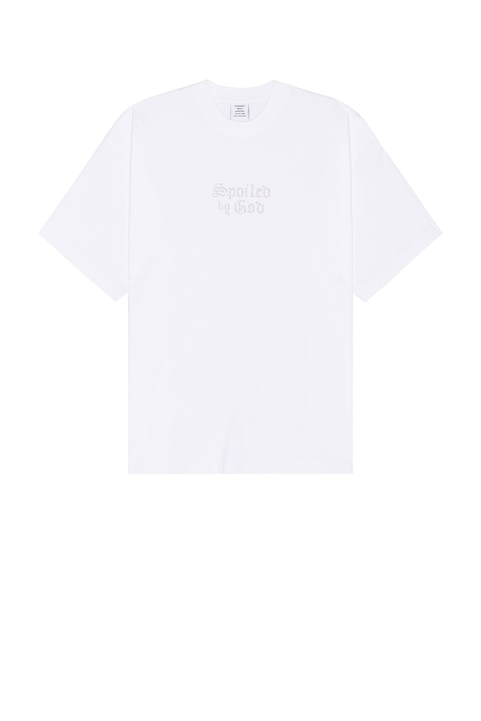 

Футболка «Испорченная Богом» Vetements, белый