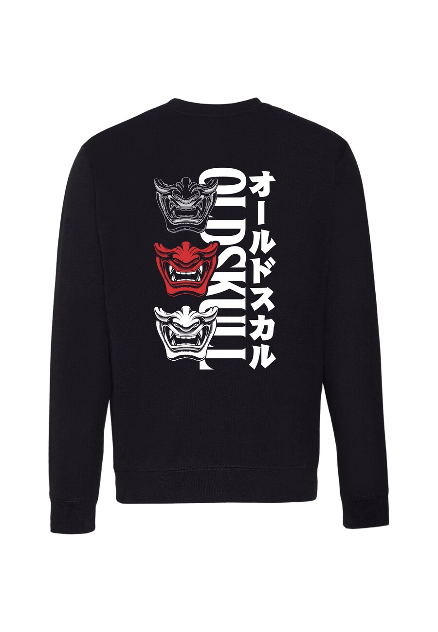 

Толстовка Oldskull Asian Triple Mask, черный